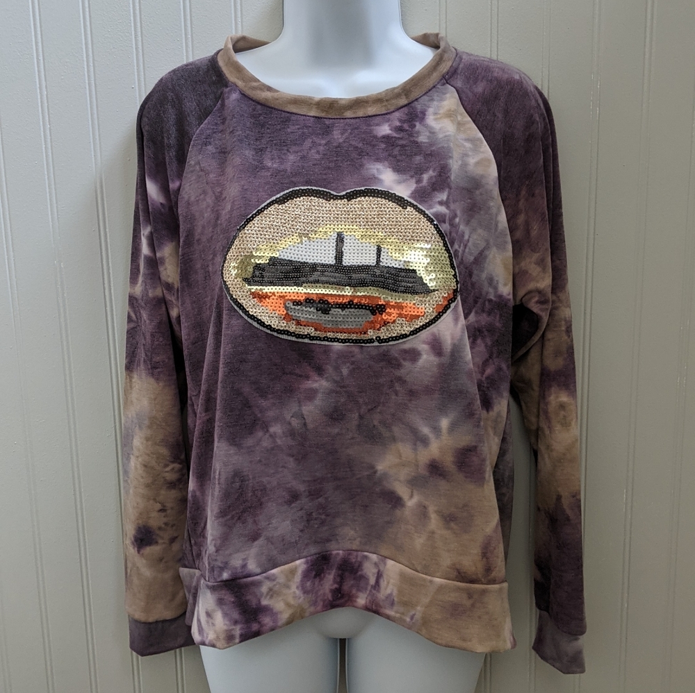Melissa Masse tie dye sweatshirt